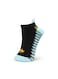 3 Pack Quick Dry Performance Ankle Socks - Multicolor