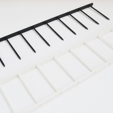 STANX Premium Velo Bind Strips 50mm White   2" depth  Heavy-Duty 10-Prong Binding Strips   Box of 100   Compatible with Velo Binding Machines