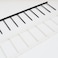 STANX Premium Velo Bind Strips 50mm White   2" depth  Heavy-Duty 10-Prong Binding Strips   Box of 100   Compatible with Velo Binding Machines