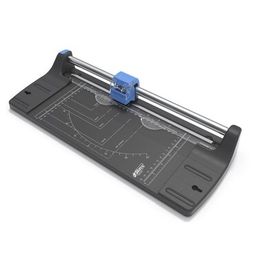 STANX Foldable A4 4-in-1 Paper Cutter STMT402 &ndash; Straight, Perforation, Wave &amp; Score Cut, Replaceable Blade, Fully Guarded