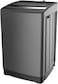 AFRA 8KG Top Load Washing Machine with Built-In Pump, Child Lock, Grey   Two Water Inlets, 8 Wash Programs, Auto Load Sensing, Imbalance Control, Tub Cleaning, Hydraulic Lid and 1-Year Warranty
