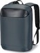TOM CRUISER Business Laptop Backpack for 15.6-Inch Laptop, 210D Honeycomb Polyester &amp; Microfiber Leather Work Backpack with Organizer Panel &amp; Quick-Access Zip Pockets, Dark Grey
