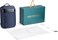 TOM CRUISER Business Laptop Backpack for 15.6-Inch Laptop, 210D Honeycomb Polyester &amp; Microfiber Leather Work Backpack with Organizer Panel &amp; Quick-Access Zip Pockets, Dark Blue