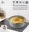 LIFE SMILE Cookware Set 16 pieces - Induction Bottom Pot and Pan set-Granite Non Stick Coating, Die Cast aluminum Body include Casseroles &amp; Fry Pan &amp; Kitchen Utensils, 100% PFOA FREE (Light Gray)