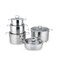 LIFE SMILE Cookware Set 10 Pieces - Pure 18/10 Stainless Steel Set - Induction Base Pots and Pans Set - Non-Toxic, 100% PFOA, PTFE &amp; PFOS Free - Oven Safe Kitchen cookware Sets (Silver)