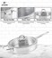 LIFE SMILE Frying pan with Lid - 18/10 Pure Stainless Steel - Thick Induction Base Fry Pan - Non-Toxic, 100% PFOA, PTFE &amp; PFOS Free - Oven Safe Saute Pan (Silver, 20 CM (1.1 Liters))