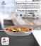 LIFE SMILE Frying Pan Set - Multi Layer Non Stick Granite Coating Fry Pan Set   PFOA FREE   Induction Base Pan   Heat-Resistant Handle with Hanging Loop (Gray, 20/24/28 CM)