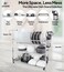 LIFE SMILE Dish Rack - 3 Tier Countertop Dish Drying Stand With Removable Drip Tray - Pure Stainless Steel with Removable Utensil Holder - Anti Slip and Rust Proof Dish Drainer