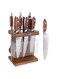 Life Smile Luxury Kitchen Knife Set with Stand