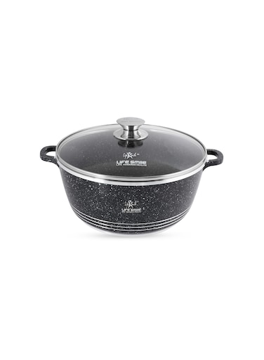 Life Smile 28cm Non-Stick Cooking Pot With Lid