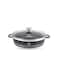 Life Smile Non Stick Shallow Pot with Multi Layer Non Stick Granite Coating
