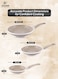 Life Smile Non Stick Frying Pan Set of 3 with Heat Resistant Handle