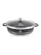 Life Smile Non Stick Shallow Pot with Multi Layer Non Stick Granite Coating