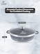 Life Smile Non Stick Shallow Pot with Multi Layer Non Stick Granite Coating