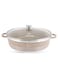 Life Smile Non Stick Shallow Pot with Multi Layer Non Stick Granite Coating
