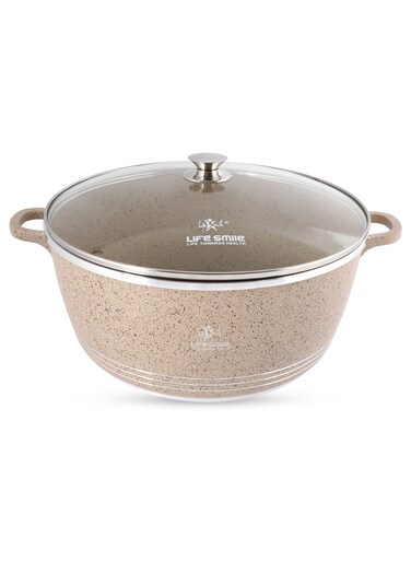 Life Smile 44cm Non-Stick Cooking Pot With Lid