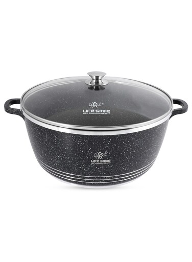 Life Smile 44cm Non-Stick Cooking Pot With Lid