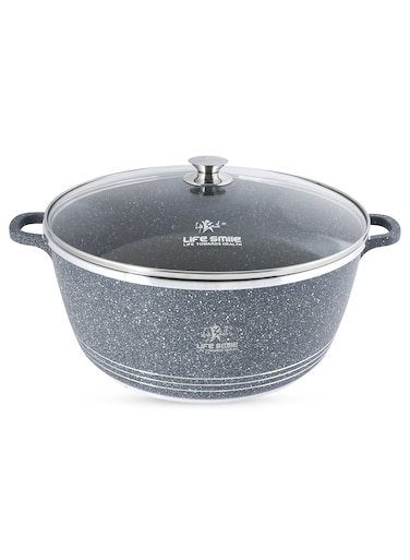 Life Smile 44cm Non-Stick Cooking Pot With Lid