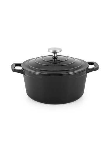 Life Smile 24cm Enameled Cast Iron Soup Pot