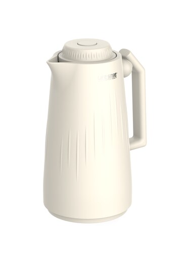 Life Smile 1L Vacuum Flask with Pure Pink Glass Inner