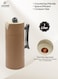 Life Smile 1L Vacuum Flask with Pure Pink Glass Inner