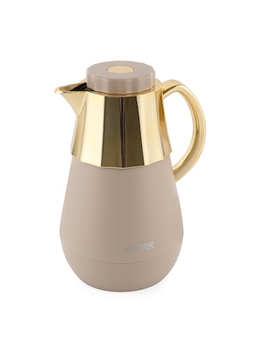 Life Smile Vacuum Flask With Push Lock Control Leak-Proof &amp; Eco-Friendly Design