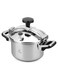 Life Smile 6L Premium 18/10 Stainless Steel Pressure Cooker with Steamer Basket &amp; Glass Lid