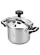 Life Smile 10L Premium 18/10 Stainless Steel Pressure Cooker with Steamer Basket &amp; Glass Lid