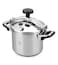 Life Smile 12L Premium 18/10 Stainless Steel Pressure Cooker with Steamer Basket &amp; Glass Lid