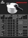 Life Smile 6L Premium 18/10 Stainless Steel Push Lock Pressure Cooker with Steamer Basket &amp; Glass Lid