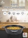Life Smile 32cm Granite Non-Stick Shallow Pot with Glass Lid