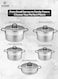 Life Smile Stainless Steel Cookware Set with Glass Lid
