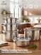Life Smile Stainless Steel Cookware Set with Glass Lid