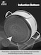 Life Smile 12 Pcs Stainless Steel Non stick Cookware Scratch Resistant Pots Pans