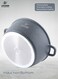 Lifesmile 32cm Aluminium Granite Nonstick Soup Pot with Lid &ndash; Induction Base, Easy Clean, 10.0L