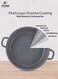 Lifesmile 32cm Aluminium Granite Nonstick Soup Pot with Lid &ndash; Induction Base, Easy Clean, 10.0L