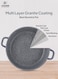 Life Smile 36cm Granite Nonstick Shallow Pot with Lid &ndash; Induction Base, 7.0L, Aluminum Cookware