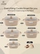 Life Smile Granite Nonstick Cookware Set with Lids and Silicone Gloves Induction Compatible Pots
