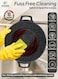Life Smile 32cm Granite Nonstick Wok Pan with Lid (6.1L) &ndash; Induction Base