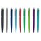 UMA LUMOS GUM Metal Retractable Ballpoint Pen   Soft-Touch Housing, Matt Chrome Clip   Red