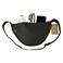 MOURA - GRS Recycled Half Moon Sling Bag - Black