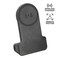 KORMAN - @memorii&reg; Magnetic Phone Stand with 15W Wireless Charging and Remote Shutter - Black