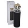 FLOHA - Hans Larsen Borosilicate Glass Bottle with Neo Sleeve - Black