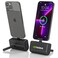CAPSULE - @memorii&reg; 4500mAh Mini Powerbank with Inbuilt Cable and Phone Stand