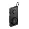 ROTTERDAM - @memorii&reg; 10,000mAh Universal Wireless Powerbank with inbuilt cables - Black