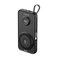 ROTTERDAM - @memorii&reg; 10,000mAh Universal Wireless Powerbank with inbuilt cables - Black