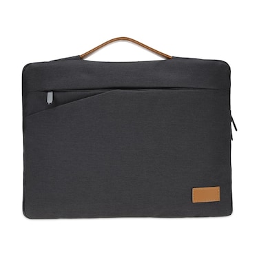 SALCEA - Santhome&reg; 15" Laptop Sleeve - Black/Tan