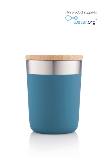 R-LAREN - CHANGE Collection Recycled Insulated Mug - Blue