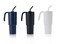 FORZA 360 - Hans Larsen Recycled Stainless Steel/PP Tumbler with 360 Branding - Navy Blue