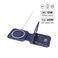 TURIN - @memorii Foldable Wireless Charger and Multicable Set - Navy Blue
